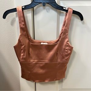 Aritzia Shine Bustier - Rose XS
